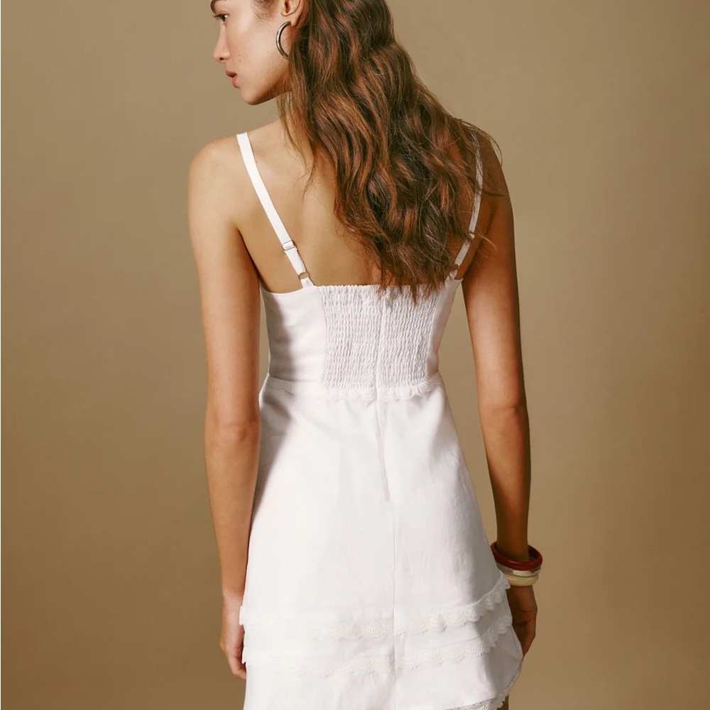 Reformation White Arya Linen Dress - Picture 5 of 7